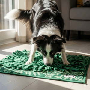 fern interactive treat dispensing ball – durable puzzle toy for dogs & cats